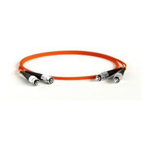 FC-D2-50-FC/UR-FC/UR-H-0.5M-LSZH-OR Патч-корд волоконно-оптический (шнур) MM 50/125, FC-FC, 2.0 мм, duplex, LSZH, 0.5 м Hyperline