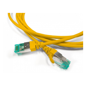 PC-LPT-SFTP-RJ45-RJ45-C6a-3M-LSZH-YL Патч-корд S/FTP, экранированный, категория 6a (100% Fluke Component Tested), 30AWG, LSZH, 3 м, желтый Hyperline