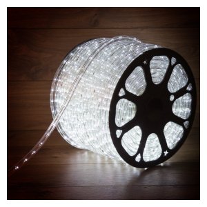 121-135 Дюралайт LED, постоянное свечение (2W) – белый, 36 LED/м, бухта 100 м NEON-NIGHT
