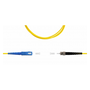 ШОС-3.0-SC/U-ST/U-SM-1м-LSZH-YL TELCORD ШОС-3.0-SC/U-ST/U-SM-1м-LSZH-YL Шнур оптический simplex (ШОС), SC/UPC - ST/UPC, SM(G.652.D), 3.0мм, LSZH, 1м