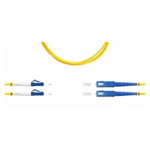 ШОС-2x3.0-2LC/U-2SC/U-SM-1м-LSZH-YL TELCORD ШОС-2x3.0-2LC/U-2SC/U-SM-1м-LSZH-YL Шнур оптический duplex (ШОС), LC/UPC - SC/UPC, SM(G.652.D), 3.0мм, LSZH, 1м