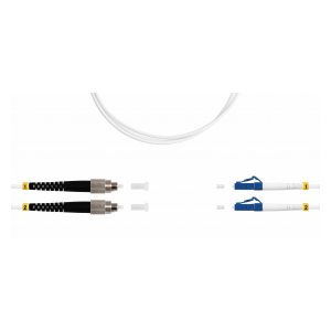 ШОС-ARM-2x3.0-2FC/U-2LC/U-SM(A1)-15м-LSZH-WH TELCORD ШОС-ARM-2x3.0-2FC/U-2LC/U-SM(A1)-15м-LSZH-WH Шнур оптический армированный duplex (ШОС), FC/UPC - LC/UPC, SM(G.657.A1), 3.0мм, LSZH, 15м