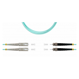 ШОС-2x3.0-2SC/U-2ST/U-MM503-3м-LSZH-AQ TELCORD ШОС-2x3.0-2SC/U-2ST/U-MM503-3м-LSZH-AQ Шнур оптический duplex (ШОС), SC/UPC - SC/UPC, MM503, 3.0мм, LSZH, 3м