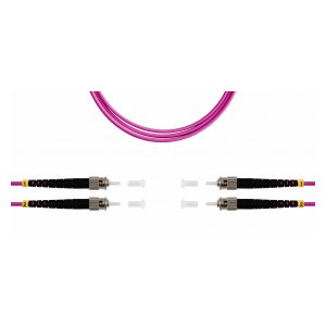 ШОС-2x3.0-2ST/U-2ST/U-MM504-1м-LSZH-MG TELCORD ШОС-2x3.0-2ST/U-2ST/U-MM504-1м-LSZH-MG Шнур оптический duplex (ШОС), ST/UPC - ST/UPC, MM504, 3.0мм, LSZH, 1м
