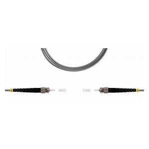 ШОС-3.0-ST/U-ST/U-MM62-20м-LSZH-GY TELCORD ШОС-3.0-ST/U-ST/U-MM62-20м-LSZH-GY Шнур оптический simplex (ШОС), ST/UPC - ST/UPC, MM62.5, 3.0мм, LSZH, 20м