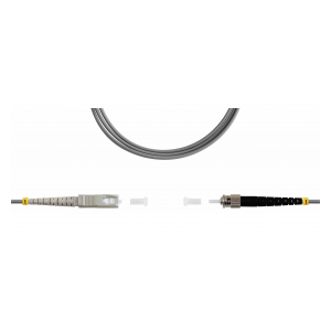 ШОС-3.0-SC/U-ST/U-MM62-3м-LSZH-GY TELCORD ШОС-3.0-SC/U-ST/U-MM62-3м-LSZH-GY Шнур оптический simplex (ШОС), SC/UPC - ST/UPC, MM62.5, 3.0мм, LSZH, 3м
