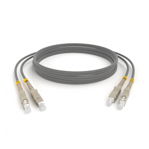 ШОС-ARM-2x3.0-2SC/U-2SC/U-MM62-1м-LSZH-GY TELCORD ШОС-ARM-2x3.0-2SC/U-2SC/U-MM62-1м-LSZH-GY Шнур оптический армированный duplex (ШОС), SC/UPC - SC/UPC, MM62.5, 3.0мм, LSZH, 1м