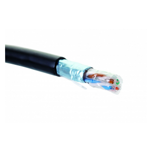 Eurolan 19C-F6-09BL-B305 Кабель категории 6, F/UTP, 4 пары, 23 AWG, нг(А)-HF, внешней/внутренней прокладки, черный, коробка 3