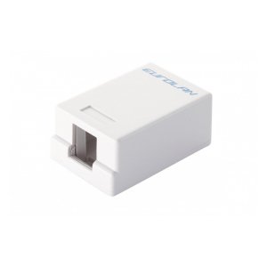Eurolan 12B-00-01WT Настенная коробка 1-портовая, белый