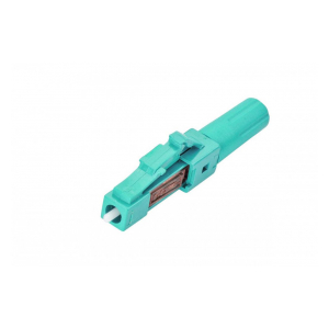Eurolan 37E-30-LC-03AQ Экспресс-коннектор OM3 LC/PC, o 2,0/3,0 мм, бирюзовый
