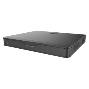 Uniview NVR304-32S Видеорегистратор IP 32-х канальный 4K; Входящий поток на запись: до 160Мбит/с; Поддерживаемые форматы сжатия:  Ultra 265/H.265/H.264; Запись: разрешение до 4K; HDD: 4 SATA3 до 6Тб; декодирование: 2 x 4K@30, 3 x 5MP@30, 4 x 4MP@30, 5 x 3MP@30, 8 x 1080p@30, 16 x 720p@30, 32 x D1@30; Видеовыходы: 1 HDMI, 1 VGA; Сеть: 2 порта 1000Mb;  Аудио вход/выход; USB: 2 порта USB2.0, 1 порт USB3.0; поддержка ONVIF ,SDK; Поддержка: iOS, Android; Металл; Питание: DC 12В