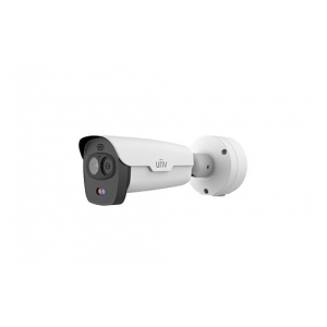 Uniview TIC2621SR-F3-4F4AC-VD Оптическая камера: 1/1.8"матрица,  2688*1520@30к/с, Ultra 265/H.265/ H.264/MJPEG, 3 потока , DC12В(±25%)/PoE(IEEE802.3af), ИК-подсветка до 50м
Thermal камера?256*192@30к/с,3,2мм Фиксированный объектив, NETD?55mk,12?m размер пикселя, детекция огня, Температура, оставленных/пропавших предметов, Deep learning:защита периметра