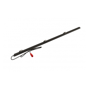 SHE-36IEC-6BIEC-3B-2.5PVR Блок розеток, вертикальный, 36 розеток IEC320 C13, 6 розеток IEC320 C19, 3 автоматических выключателя, кабель питания 2.5м (5х4.0мм2) с вилкой IEC 60309 16А (3P+N+E), 380В, корпус алюминий, черный Hyperline