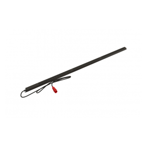 SHE-36IEC-6BIEC-3I-2PVR Блок розеток, вертикальный, 36 розеток IEC320 C13, 6 розеток IEC320 C19, индикатор питания (на каждую фазу), кабель питания 2м (5х2.5мм2) с вилкой IEC 60309 16А (3P+N+E), 380В, корпус алюминий, черный Hyperline