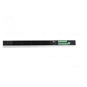 R-2MC3-3x16-36C13-MI-1420-3-3PN Верт блок розеток Rem-2MC,LINUX,мониторинг,измерение,3~16A,36C13,1420мм,вхIEC309,шнур 3м