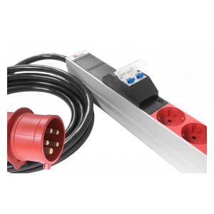 R-2MC3-3x16-24S-MI-1820-3-3PN Верт блок розеток Rem-2MC,LINUX,мониторинг,измерение,3~16A,24S,1820мм,вхIEC309,шнур 3м