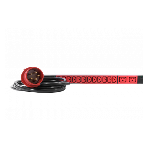 R-2MC3-3x16-36C13-6C19-MI-1820-3-3PN Верт блок розеток Rem-2MC,LINUX,мониторинг,измерение,3~16A,36C13,6C19,1820мм,вхIEC309,шнур 3м