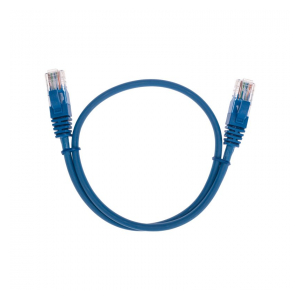 02-0104-05 Патч-корд U/UTP, CAT 5e, RJ45-RJ45, 26AWG, LSZH, синий, 0,5м REXANT