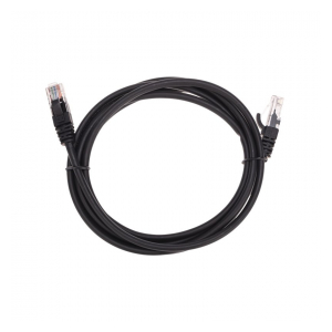 02-0102-2 Патч-корд U/UTP, CAT 5e, RJ45-RJ45, 26AWG, LSZH, черный, 2м REXANT