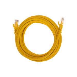 02-0295-5 Патч-корд U/UTP, CAT 6, RJ45-RJ45, 26AWG, LSZH, желтый, 5м REXANT