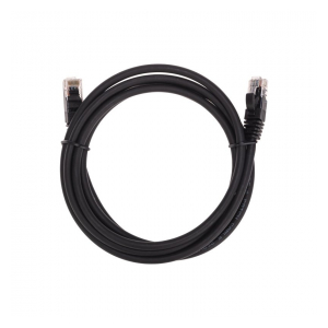 02-0292-2 Патч-корд U/UTP, CAT 6, RJ45-RJ45, 26AWG, LSZH, черный, 2м REXANT