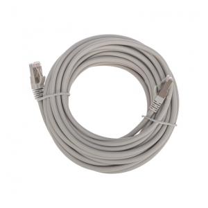 02-0390-7 Патч-корд S/FTP, CAT 6A (10G), RJ45-RJ45, 28AWG, LSZH, серый, 7м REXANT