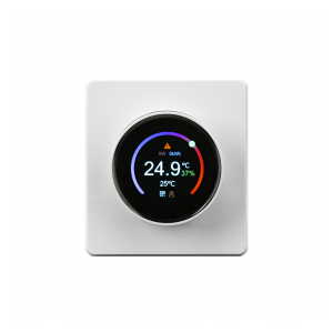 KR-78-0728-1 Терморегулятор ROUND Wi-Fi с/у перламутр KRANZ