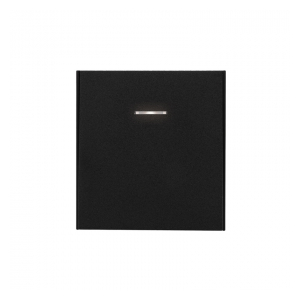 KR-78-0718-5 Выключатель STRONG 1 кл перекрестный (переключатель) с подсветкой 10А с/у антрацит KRANZ