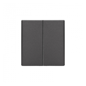 KR-78-0709-6 Выключатель STRONG 2 кл проходной (переключатель) 10А с/у графит KRANZ