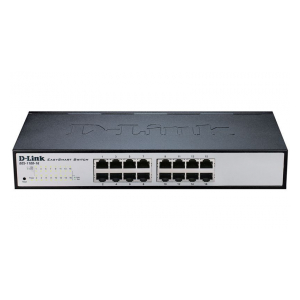DES-1100-16 Настраиваемый компактный коммутатор EasySmart с 16 портами 10/100Base-TX