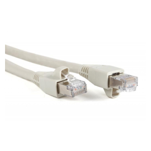 PC-LPM-STP-RJ45-RJ45-C6a-2M-LSZH-GY Патч-корд F/UTP, экранированный, Cat.6a, LSZH, 2 м, серый Hyperline
