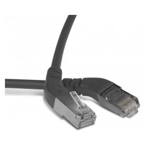 PC-APM-UTP-RJ45/L45-RJ45/L45-C6-2M-LSZH-BK Патч-корд U/UTP угловой, левый 45°-левый 45°, Cat.6, LSZH, 2 м, черный Hyperline