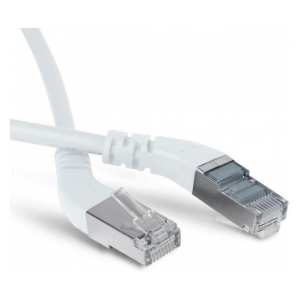PC-APM-UTP-RJ45/R45-RJ45/R45-C6-5M-LSZH-WH Патч-корд U/UTP угловой, правый 45°-правый 45°, Cat.6, LSZH, 5 м, белый Hyperline