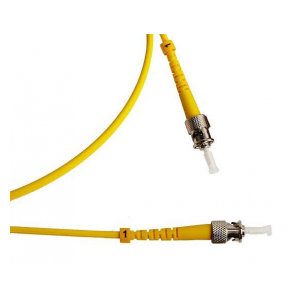 FC-S2-9-ST/UR-ST/UR-H-1M-LSZH-YL Патч-корд волоконно-оптический (шнур) SM 9/125 (OS2), ST/UPC-ST/UPC, 2.0 мм, simplex, LSZH, 1 м Hyperline