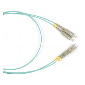 FC-D2-503-FC/PR-SC/PR-H-3M-LSZH-AQ Патч-корд волоконно-оптический (шнур) MM 50/125(OM3), FC-SC, duplex, LSZH, 3 м Hyperline