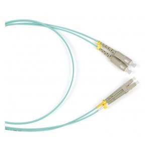 FC-D2-503-FC/PR-SC/PR-H-5M-LSZH-AQ Патч-корд волоконно-оптический (шнур) MM 50/125(OM3), FC-SC, duplex, LSZH, 5 м Hyperline