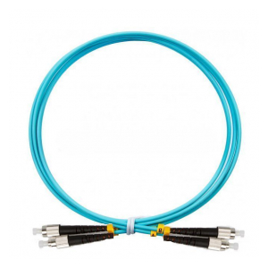 FC-D2-503-FC/PR-ST/PR-H-10M-LSZH-AQ Патч-корд волоконно-оптический (шнур) MM 50/125(OM3), FC-ST, duplex, LSZH, 10 м Hyperline