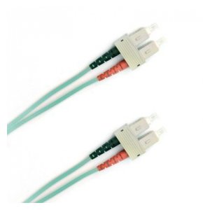 FC-D2-503-SC/PR-SC/PR-H-10M-LSZH-AQ Патч-корд волоконно-оптический (шнур) MM 50/125(OM3), SC-SC, 2.0 мм, duplex, LSZH, 10 м Hyperline