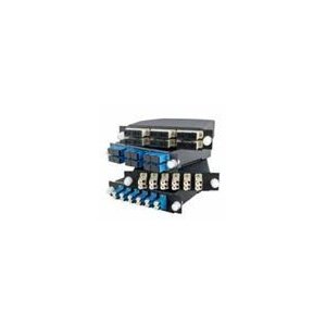 PPTR-CSS-1-6xDLC-SM/GN-BL Претерминированная оптическая кассета, 6 дуплексных портов LC/APC для одномодового кабеля, синий корпус/зеленые порты Hyperline